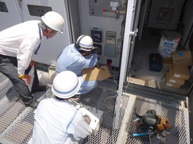 受変電設備の改修及び新設工事